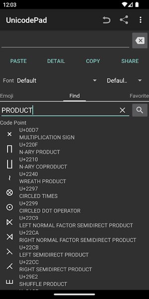 UnicodePad v2.19.3 安卓版 1