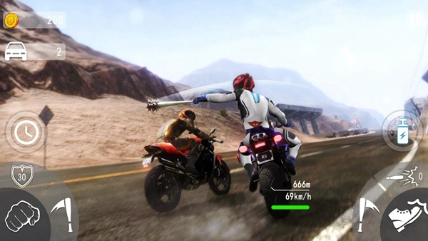 公路死亡摩托无限金币版 1.0.1 安卓版 2