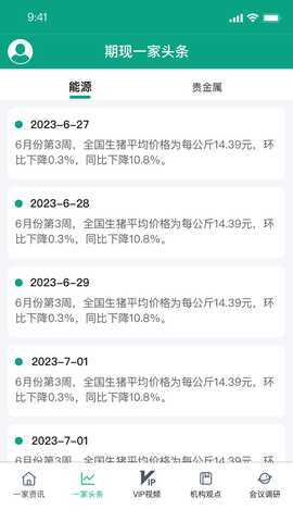 期现一家资讯 1.0.7 最新版 1